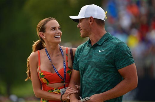 Brooks Koepka’s wife Jena Sims drops hilarious take on marriage compromise as she attends NBA game