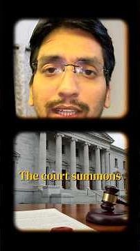 Difference between legal notice and court summons. #law #legalnotice #summons #lawstudents #court
