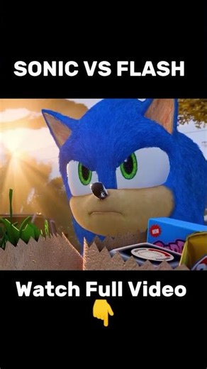 Sonic vs Flash #sonic #sonicthehedgehog #theflash