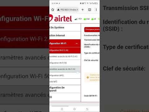 Comment changer le mot de passe de ma box Airtel Wifi