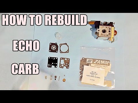 How to Rebuild a Carburetor on an Echo Trimmer or Edger