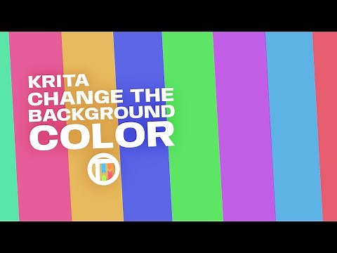 How to change the background in Krita