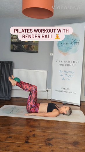 Pilates workout with bender ball 律 Try these 4 exercises..... Repeat 3 times...... 40s on 20s rest Enjoy..... #pilates #pilatesworkout #womenshealthcoach #workoutsforwomen #menopausefitness #laurakiddfitness #core #corestability | Laura Kidd Fitness | Facebook