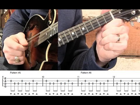 Mandolin Pick Technique- Crosspicking & Syncopation