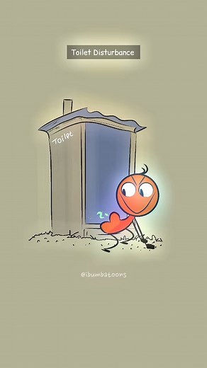 3.1K views · 44 reactions | Toilet Disturbance  #4kmemes #funnyanimation #cartoon | Funny Cartoon | Facebook
