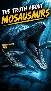Everything You Think You Know About The Mosasaurus Is Probably Wrong!! #shorts