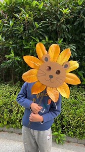 330K views · 1.8K reactions | Pick up some magnolia leaves and make a cute little lion mask with your kids #fblifestyle #crafting | Art, Crafts and Journals | Facebook
