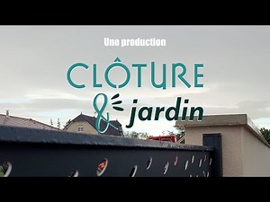 TEASER - Clôture Aluminium à Sceller - Tuto Pose - Clôture et Jardin