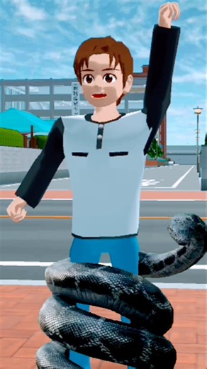 The Giant Snake Attack! 🐍😱 #shorts