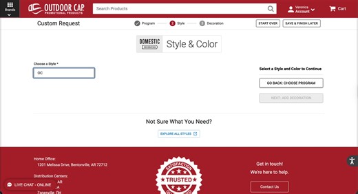 Need to order caps quick? Compass is your go-to portal for fast, easy ordering. Hit submit, track your order process, and manage communications with your Headwear Expert directly in Compass. Watch this short video to learn how to place an order in just a few clicks and start your Compass order today.https://bit.ly/49DLff0 | Outdoor Cap Company, Inc.