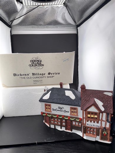 Dept 56 Dickens Village Series #5905-6 the Old Curiosity Shop Heritage Village Christmas Village Rare Books - Etsy