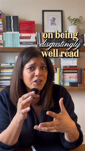 Ruby’s Studio on Instagram: "📚 please tell me I am not the only one getting frustrated with this growing trend of telling people how to become disgustingly well-read in 5 books? 📕 why does well-readness need to be disgusting anyway?! ✍️ some thoughts that should have probably stayed in my journal but are now here and on Substack! #bookstagram #substack #reading #books #intellectual"