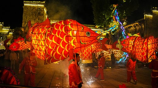 Lantern Festival highlights: Glowing lights, sweet rice balls, total lunar eclipse