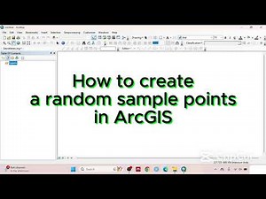 How to Create Random Sample Points in ArcGIS | Step-by-Step Tutorial | Brainy