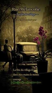 Nostalgic French Chanson for a Village Festival Memory #Shorts