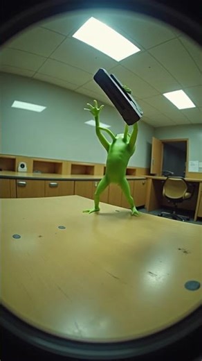 Tiny Tentacle Gremlin Gets Crushed by Its Own Floating Stapler