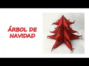 Árbol de Navidad de tela - Patrones GRATIS