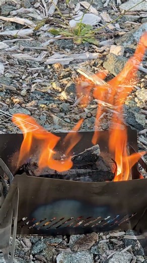 Firepit burning #shorts