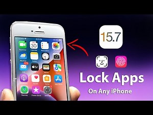 iOS15.7 - How to Lock Apps on iPhone with Face ID or Passcode!