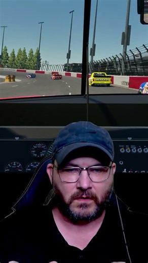 I drove it in a little deep NASCAR 25
