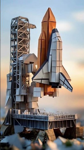 🚀 Epic Animated Space Ship Launch | Stunning Space Adventure | 4K Animation