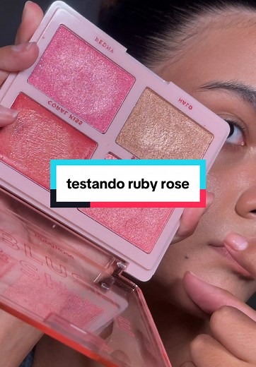 Testando Lançamentos da Linha Rosa da Ruby Rose🩷