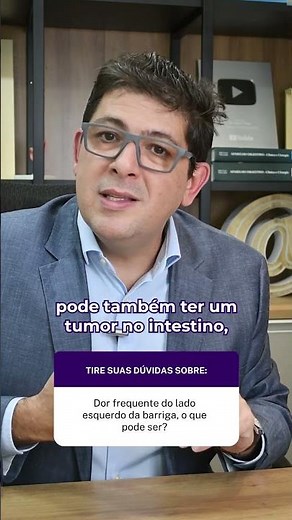 Dor no lado esquerdo da barriga: o que pode ser? [Resumos do Dr Juliano Teles ]
