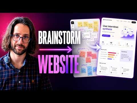 How I Turn Brainstorms Into Websites With AI