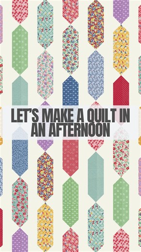 Quilts, Patterns, Tutorials on Instagram: "Start to finish (well, quilt top finish) in one afternoon! ✨淋 This is my next pattern — The Ori Quilt — and I can’t wait to share it with you. It’s fast, fun, and perfect when you’re in the mood to make something now. This one’s coming soon — but until then, enjoy a little peek behind the scenes. #kitchentablequilting #theoriquilt #animalanimalfabric #rubystarsociety"