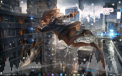 【教程】Win10桌面美化，高质量动态壁纸设置教程，让你的电脑与众不同，闪现到8分钟为精彩部分