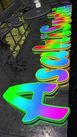 We can design customized signs in various colors and styles for your business and store#sign #signage #design #signagedesign #ledlight #signature #lightbox #lamplight #ledlightstrip #led #logodesign #sourcefactory #shop #store #abyss #foryou #foryoupage #ledsign #fyp #ledneon #neonlight #diyideas #signshop #signmaking #lampmanufactuter #signageinstall #signdesign #technology #renovation #company
