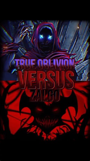 Zalgo (comp) vs true form oblivion #vs #zalgo #crepypasta #marvel #comics