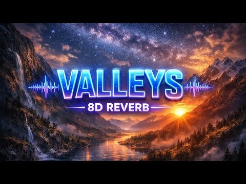 Valleys - (8D Audio + Reverb) | Immersive Experience 🎧