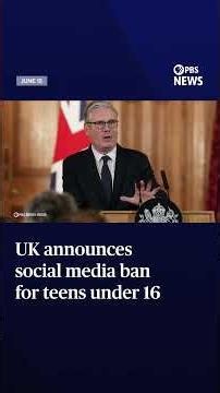 UK announces social media ban for teens under 16