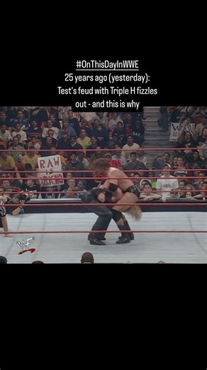 42K views · 679 reactions | Triple H decisively ends the feud with Test - a week after ruining his marriage to Stephanie. It’s Best for Business. The then WWF head writer Tommy Blacha explains his issue with the finish to Test’s feud with Triple H: “I think the biggest thing you have a problem with is the fizzling out. "There’s just too many moving parts and not enough real estate” #onthisdayinwwe | On This Day in WWE | Facebook