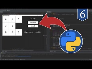 Sliding Puzzle Game in Python using Pygame and Object Oriented - Part 6