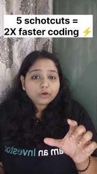 VS Code Shortcuts — Coding Speed 2x | Telugu Dev Tips