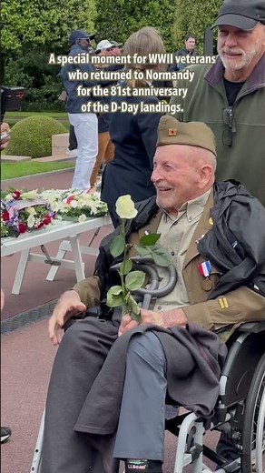 WWII veterans returned to Normandy