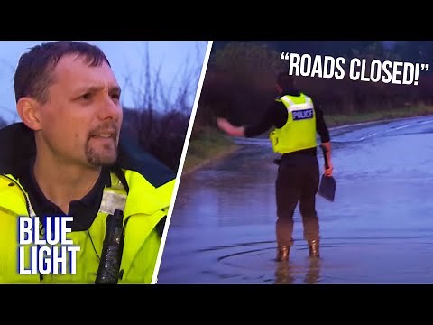 UK Cops Close Road Over 15 Inches of Water... | Traffic Cops FULL EPISODE | Blue Light