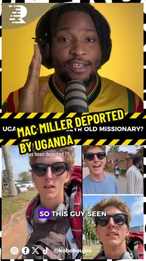 Uganda deports 22yr old American missionary Mac Miller after he was exposed for racism by Eric Bryan Stone …. #fyp #racistcheck #uganda #ghana #ghanatiktok🇬🇭