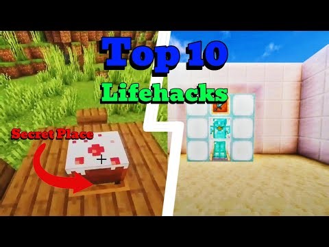 Top 10 Lifehacks in Minecraft 😲