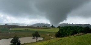 Watch: Golfers flee as tornado strikes Missouri course designed by Tiger Woods