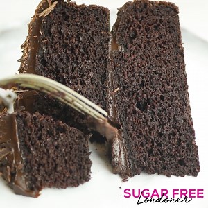 37K views · 241 reactions | This super fluffy and moist diabetic chocolate cake tastes as delicious as it looks. With its luscious ganache frosting it makes the perfect sugar free birthday cake recipe. You won't believe how easy it is! | Sugar Free Londoner - Low Carb Recipes | Facebook