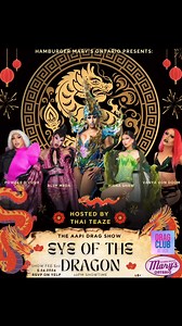 🐲 Eye of the DRAGon: The AAPI Drag Show , brought to you by Ms. Hamburger Mary’s 2024 winner @thaiteazed ! 👑🧋Come out and celebrate the beautiful cultures during AAPI month!We have the iconicThe E-Girl Diva @powder2k 🎋✨Miss Hamburger Mary’s 2023 @theallymeda 🚗💥The Travel Size Fireball @aianashaw 🍾🔥The I.E.‘s Good Witch @vanyavondoom 🧙🏼‍♀️🪡and two very special guests from @ucrdragclub , the sickening @thenirvanamind and @samtopramen (Odeng Lee) ❤️‍🔥 ️ 🗓️ May 24th⏰ 10:00pm showtime ️ 
