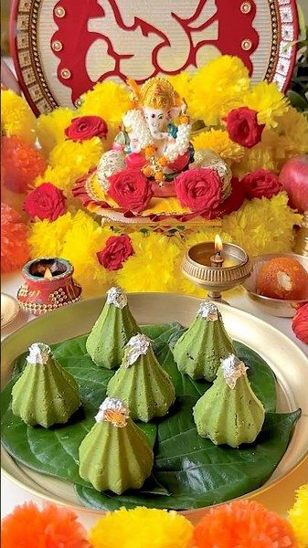Paan Modak for My Bappa 🙏🏻🙏🏻 Ganpati Bappa Morya ✨ #ganeshchaturthi #modak #paanmodak #ganesh
