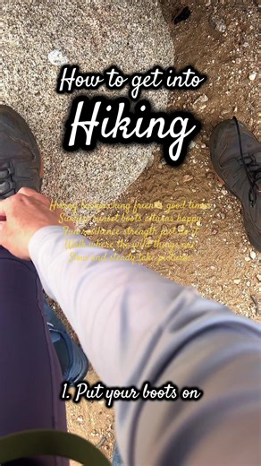 That’s really it. You don’t need special gear, or expensive boots. You just need your ten essentials if you will be somewhere that you wouldn’t consider a neighborhood walk: water food whistle/mirror for signaling compass & map first aid kit emergency blanket for warmth and shelter knife/multi-tool light source sun protection, and a fire source. I can show the kit I made in a different video. I can also talk about using the 🚽 and the leave no trace principles. But, yes, becoming a hiker is that