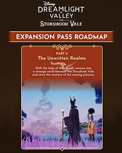 How do you think the story will unfold? ✨ "The Unwritten Realms", Part 2 of Disney Dreamlight Valley's Storybook Vale expansion pass is coming soon! | Disney Dreamlight Valley