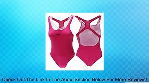 Speedo Kids Girls All In One Swimming Costume/Swimsuit (16 Years (34inch)) (Pink) Review