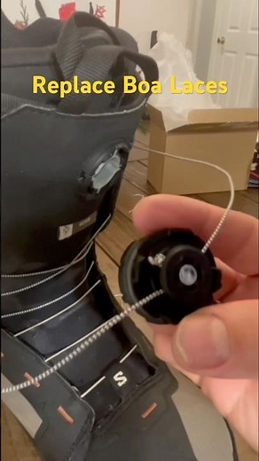 Replace Boa Lace System #Snowboard #repair