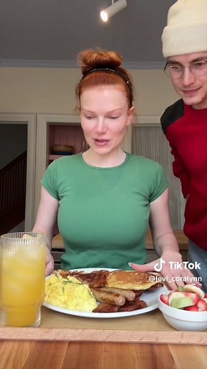 Levi and William Enjoy Breakfast Together in 2022